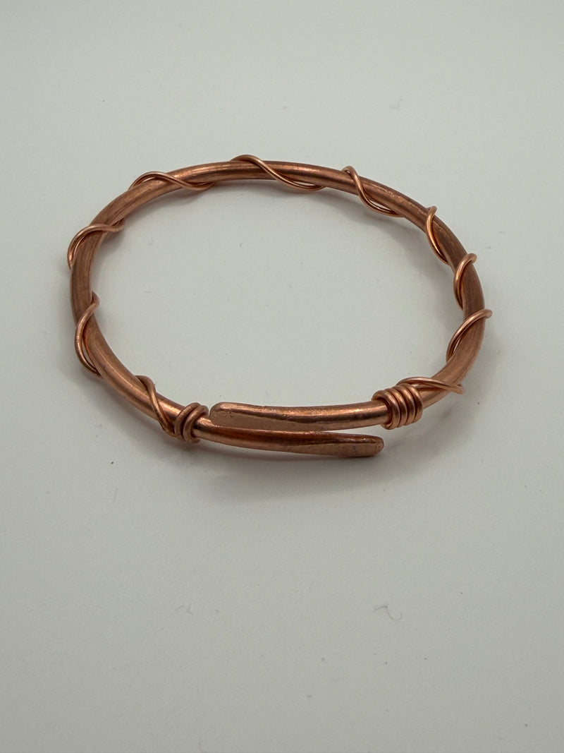 Wired Copper Bangle
