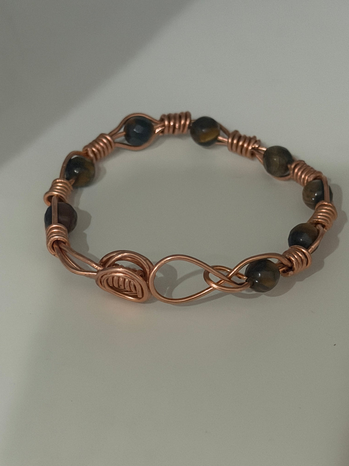 Tiger's Eye Copper Bracelet